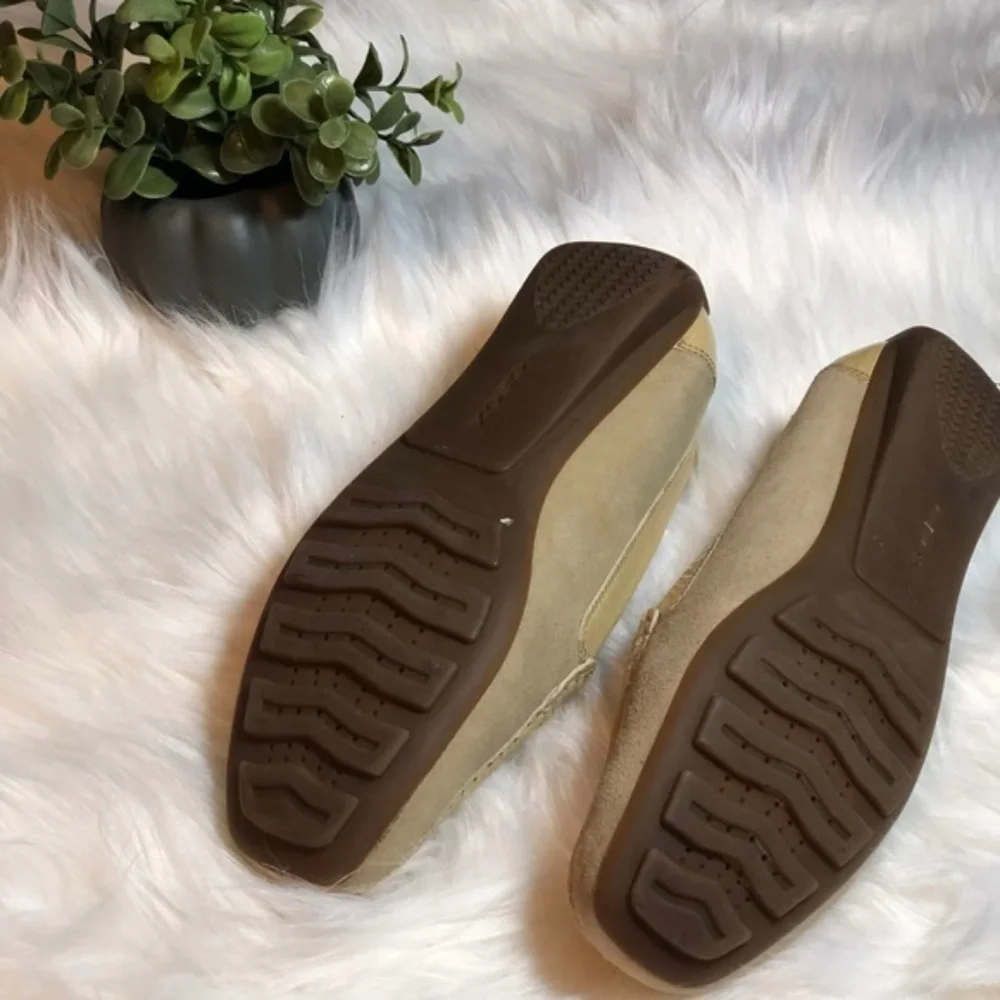Geox Respira Leather Slip-ons Loafers Size 35